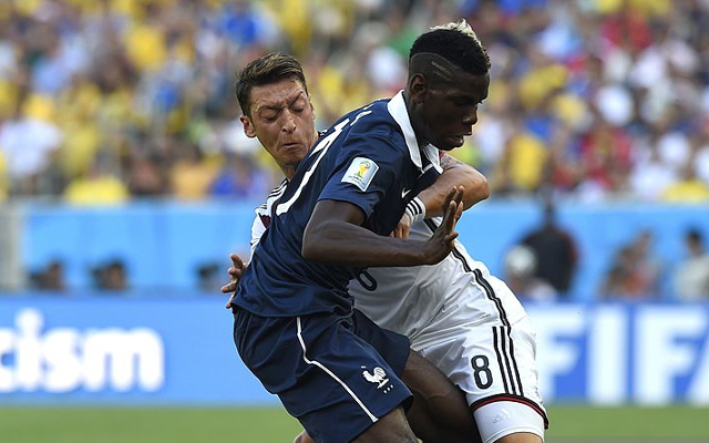 Paul Pogba Mesut Ozil