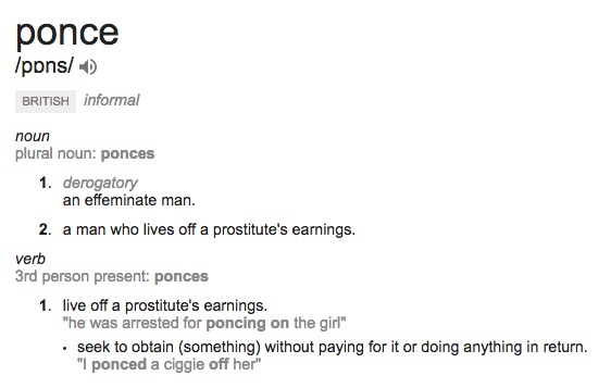 Ponce definition