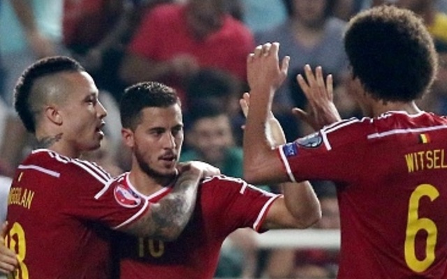 Radja Nainggolan, Eden Hazard, Axel Witsel