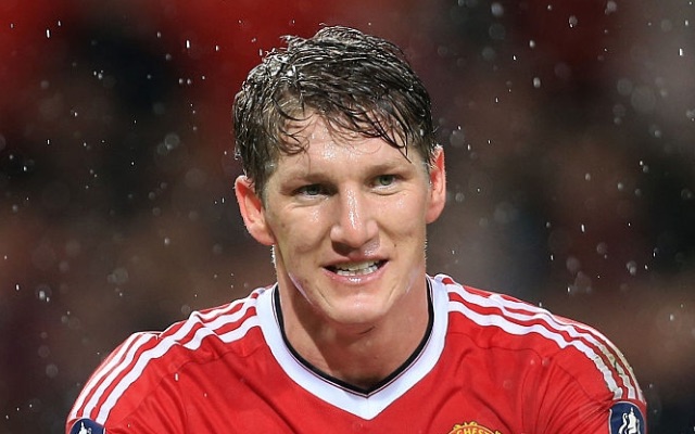 Bastian Schweinsteiger in the rain
