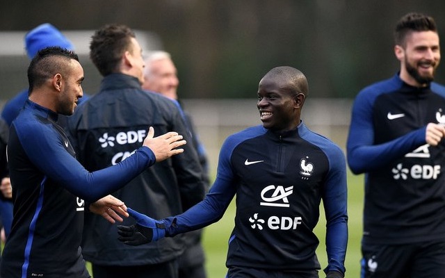 Dimitri Payet, N'Golo Kante, Olivier Giroud
