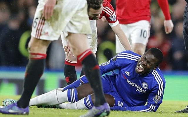 Kurt Zouma injury, Man United 1-1 Chelsea