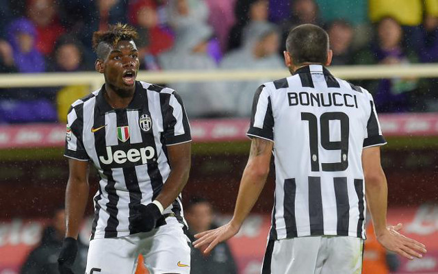Paul Pogba Leonardo Bonucci Juventus