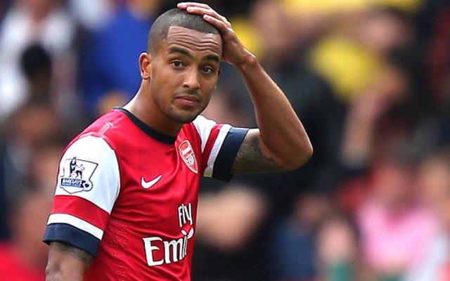 Sad Theo Walcott