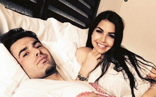 Adrian Mutu and wife Sandra Mutu