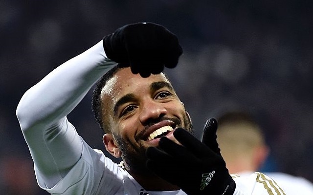 Alexandre Lacazette signing goal celebration