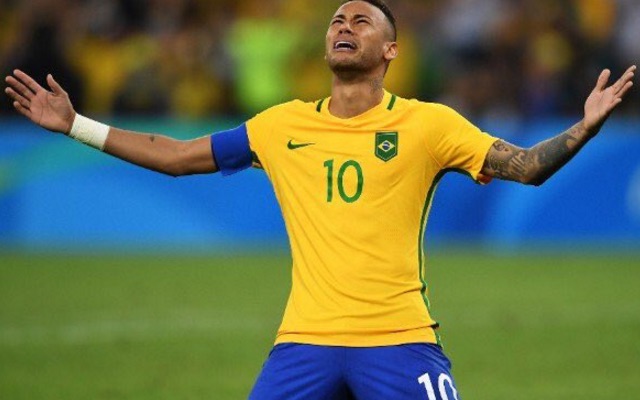 Neymar crying
