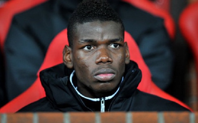 Paul Pogba sad on the bench