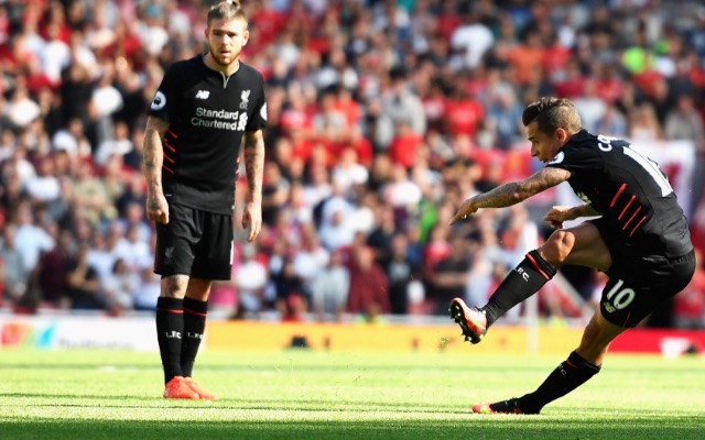 Philippe Coutinho free kick v Arsenal