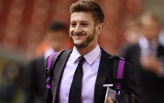 Adam Lallana smiling