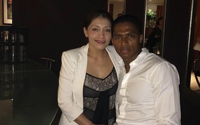 Antonio Valencia and wife Zoila Meneses