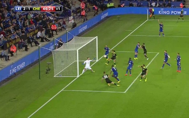 Gary Cahill goal v Leicester