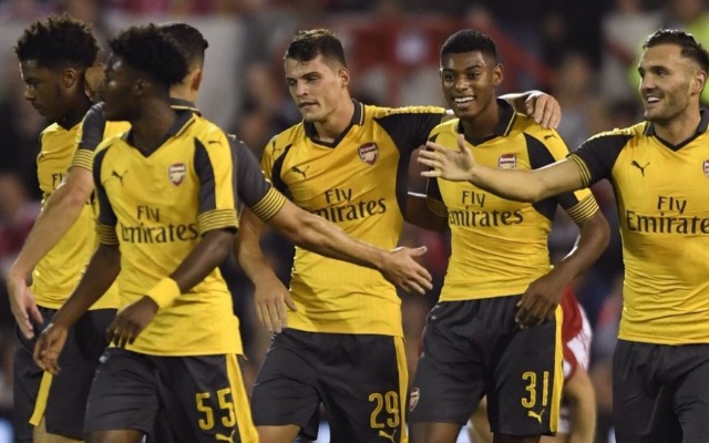 Granit Xhaka v Nottingham Forest