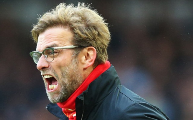 Jurgen Klopp angry