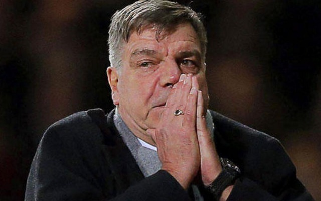 Sam Allardyce crying