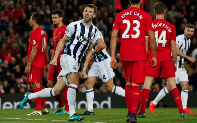 Gareth McAuley v Liverpool