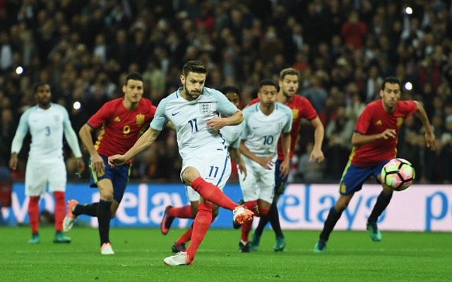Adam Lallana penalty. England World Cup 2018 standby list