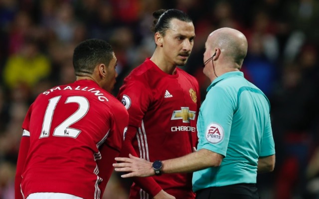Zlatan Ibrahimovic vs Lee Mason