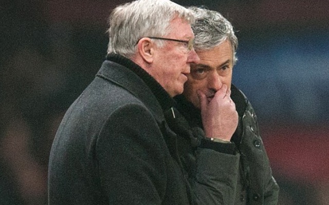 Jose Mourinho and Alex Ferguson
