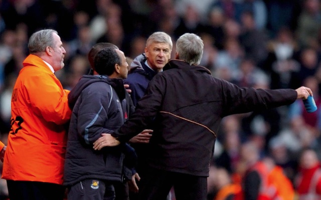 Alan Pardew and Arsene Wenger