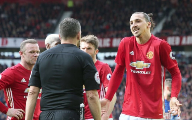 Kevin Friend and Zlatan Ibrahimovic