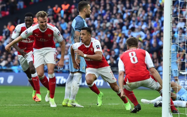 Arsenal 2-1 Man City in FA Cup semi 2017