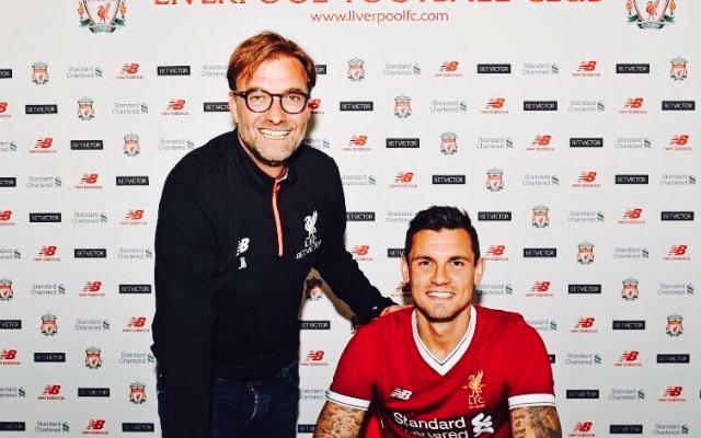 Dejan Lovren contract signing
