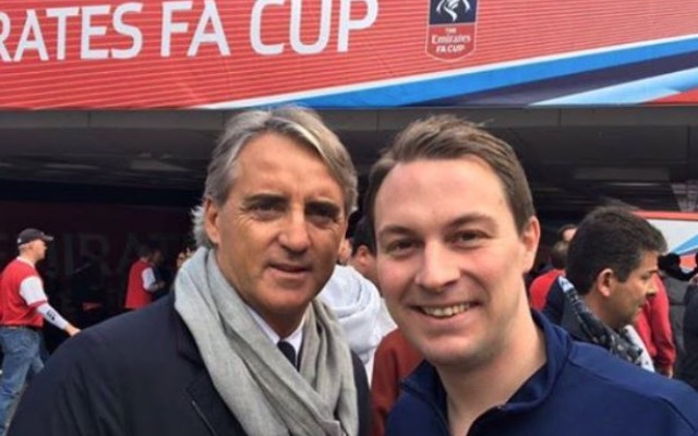 Roberto Mancini at FA Cup semifinal 2017