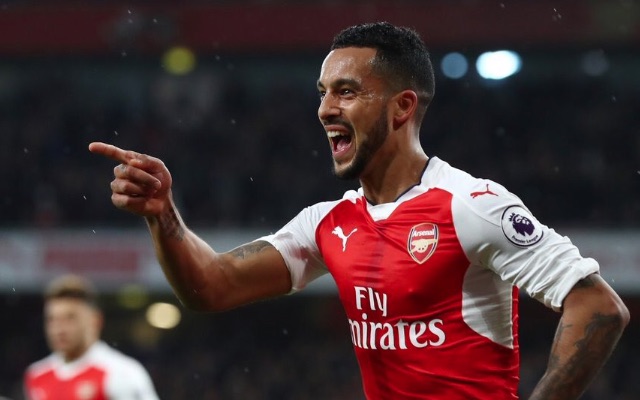 Theo Walcott celebration