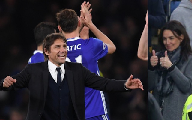 Antonio Conte and wife Elisabetta