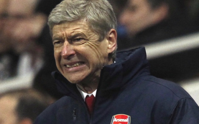 Arsene Wenger grimace