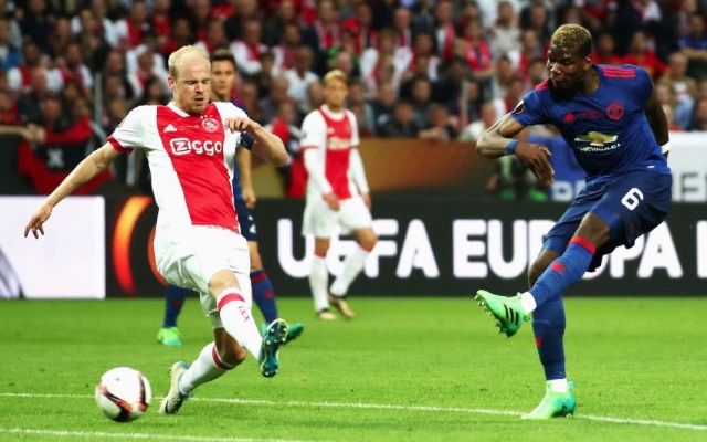 Paul Pogba goal in 2017 Europa League final