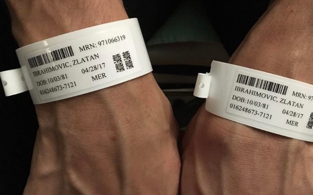 Zlatan in hospital