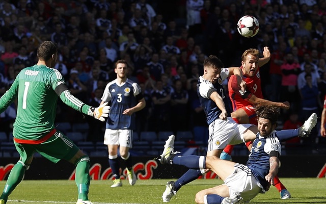 England Captain Harry Kane vs Scotland