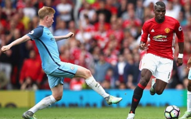 Kevin De Bruyne and Paul Pogba