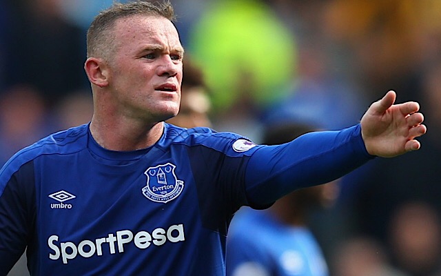 Everton's Wayne Rooney. Everton vs Southampton starting lineup