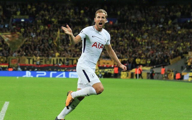 Tottenham forward Harry Kane