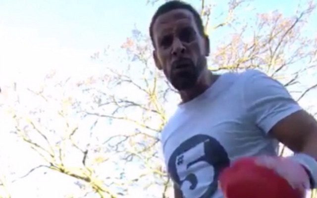 Rio Ferdinand boxing