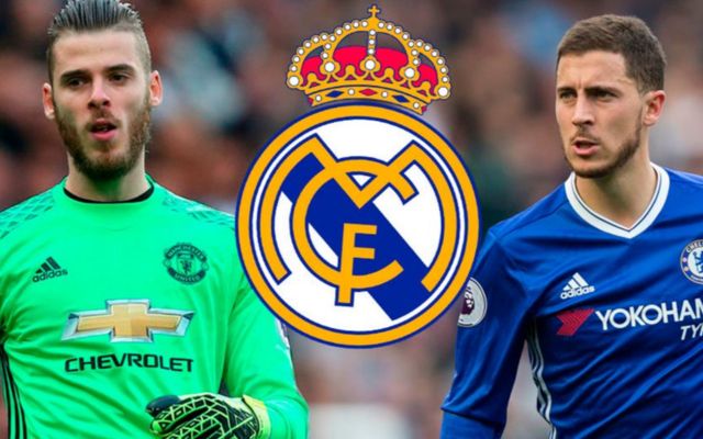 Eden Hazard and David de Gea