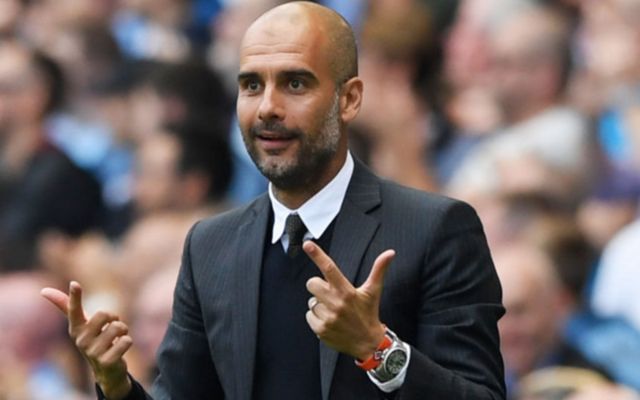 Man City manager Pep Guardiola