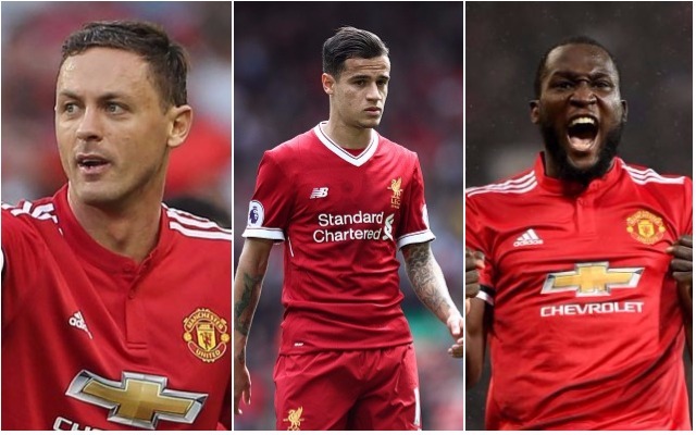 Man Utd stars Matic and Lukaku, plus Liverpool's Coutinho