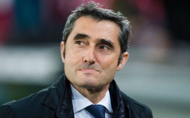 Barcelona manager Ernesto Valverde