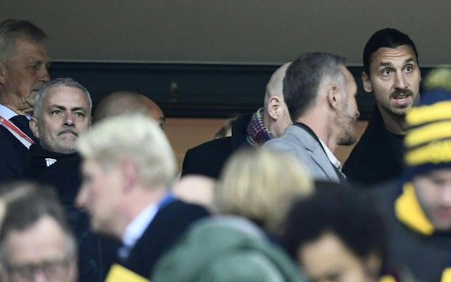 Mourinho and Ibrahimovic on scouting mission