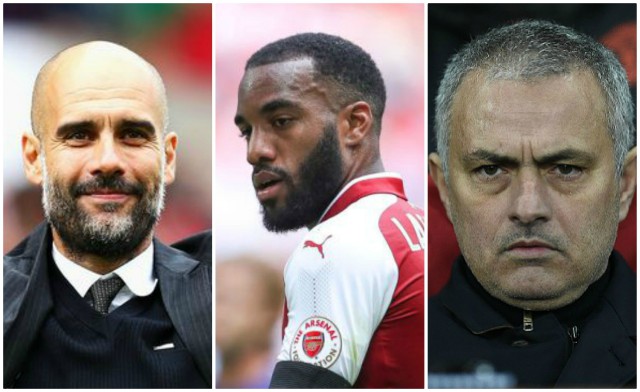 Guardiola Lacazette Mourinho