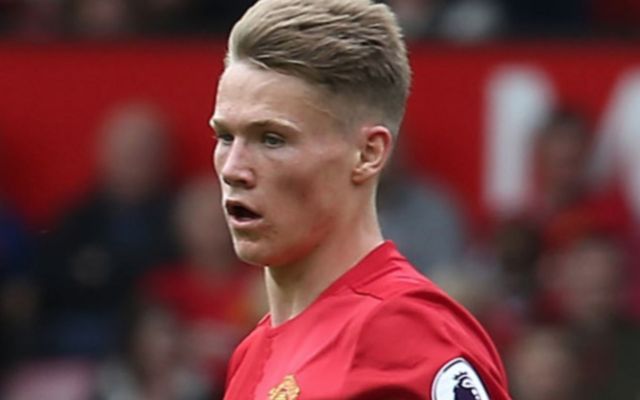 Man United youngster Scott McTominay