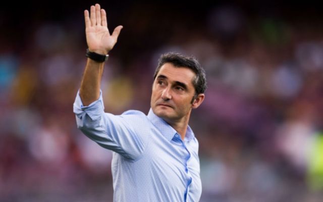 Barcelona manager Ernesto Valverde