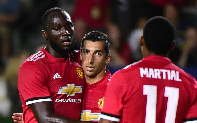 Lukaku, Mkhitaryan and Martial for Man Utd