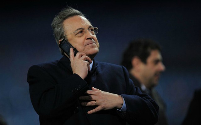 Real Madrid president Florentino Perez
