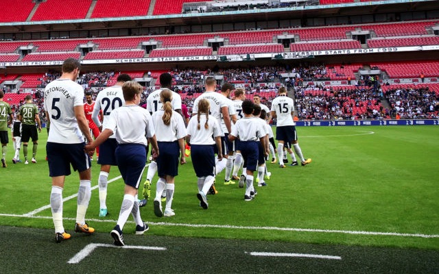 Empty seats at Wembley for Spurs v Juventus