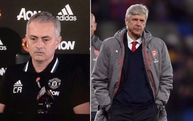 Jose Mourinho and Arsene Wenger